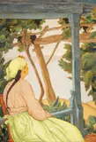 Nicolae Tonitza, La Balcic (Tătăroaică privind marea)