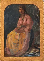 Nicolae Vermont, Așteptare, 1915, ulei pe carton