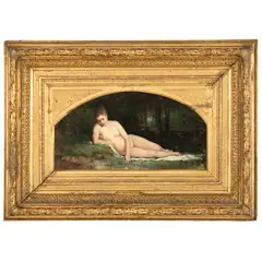 Nicolae Grigorescu, La izvor, cca. 1860, ulei pe lemn