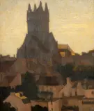 Stefan Popescu, Peisaj din Bretania, 1900-1905, ulei pe pânză