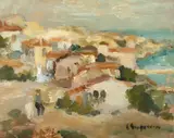 Lucian Grigorescu, Balcic, anii '30, ulei pe lemn