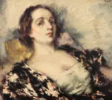 Adam Bălţatu, Reverie, 1916-1920, ulei pe carton