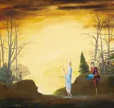 Ștefan Câlția, Călătoria, 2014, ulei pe pânză