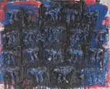 Miro Vuco, Stringing Elements (Red)