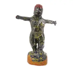 Doll 2 by Miro Vuco, glazed terracotta, sold Dec 2025