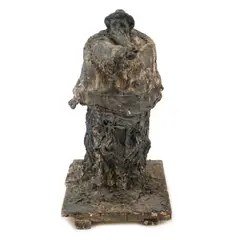 Miro Vuco, Krleža, 1990-ih, plastic, tin, clay, glue