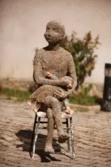 Miro Vuco, Younger Son of the Police Chief, 1973., polyester, clay, wood glue, plastic, wood