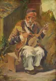 Menci Clement Crnčić, Krajina's Gusle Player