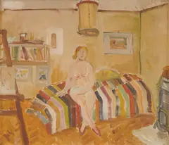 Ignjat Job, In the Studio, 1934., oil on board