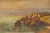 Jerko Fabković, Lonely Mast, oil on canvas