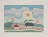 Ivan Rabuzin, Flowering Flowers, serigraphy on paper