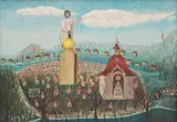 Matija Skurjeni, Matija Gubec Peasant Revolt, 1969., oil on canvas
