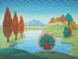 Antun Bahunek, Land of Fairy Tales, 1970., oil on canvas