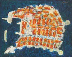 Tomislav Gusić, Dubrovnik, 2008., oil on canvas