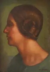 Mirko Rački, Aristocratic Portrait, oil on canvas