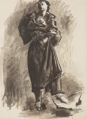 Vanja Radauš, Winner, ink on paper