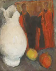 Ivo Dulčić, Still Life with Jug, oil on canvas