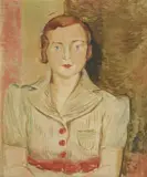 Vilko Gecan, Portrait, oil on canvas