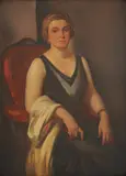 Vladimir Becić, Portrait of Mrs. Stanke Anko, 1929., oil on canvas
