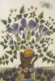 Ivan Lovrenčić, Flowers in a Vase, 1993., watercolor on paper