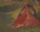 Joso Bužan, Purity, 1921., oil on canvas