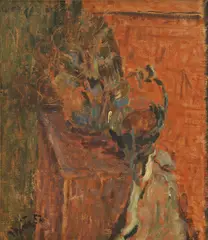 Jerolim Miše, Still Life with a Basket of Fruit, 1957., oil on canvas