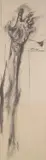 Zlatko Kauzlarić Atač, Hand, charcoal on paper