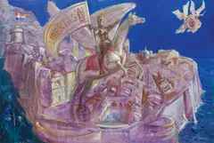 Ferdinand Kulmer, Liberty, 1992., acrylic on canvas