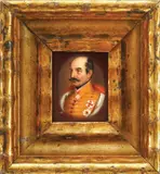 Ban Jelačić by Austrougarska škola, sredina 19. stoljeća, enamel on ceramics, sold Dec 2025