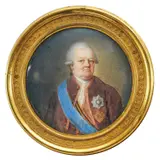 Bust of Count Ivanovich Panin by Srednjoeuropska škola, 18. stoljeće, watercolor on parchment, sold Dec 2025