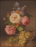 Andreas Lach, Still Life with Roses, oil on canvas