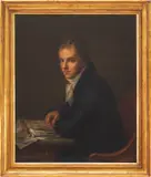 Playwright by Srednjoeuropska škola, 19. stoljeće, oil on canvas, offered Dec 2025
