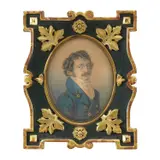 Bust of a man with glasses in an empire suit by Francuska škola, početak 19. stoljeća, watercolor on paper, offered Dec 2025