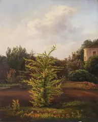 Landscape, Vienna by Franz Xaver Gruber, oil on canvas, offered Dec 2025