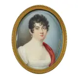 Nicholas Rossi, Portrait of a Lady, watercolor on ivory