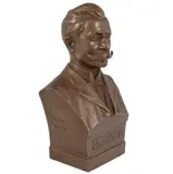 Frederic Storck, Spiru Haret, statuetă de birou, 1904, bronz