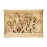 Micheli Gebrüder, ”Bătălia dintre Zeus și Giganți”, basorelief, după friza Templului din Pergamon, provine din colecția inginerului Ion D. Ghica, începutul sec. XX, gips