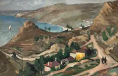 Radu Drăgoescu, Tătăroaice la Balcic, anii '40, ulei pe pânză