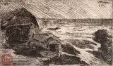 Gheorghe Petrașcu, La Eforie, 1931, acvaforte și acvatintă
