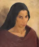 Ștefan Constantinescu, Tătăroaică, 1926, ulei pe pânză