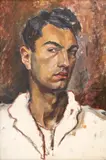 Alexandru Istrati, Autoportret, sfârșitul anilor '30, ulei pe carton