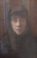 Portret by Dimitrie N. Cabadaief, pastel și cărbune pe hârtie, sold Nov 2025