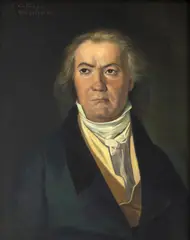 George Catargi, Ludwig van Beethoven (după Ferdinand Georg Waldmuller), ulei pe carton