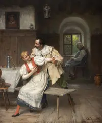 Victor Schivert, Amor, ulei pe pânză