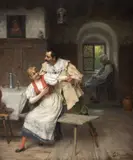 Victor Schivert, Amor, ulei pe pânză