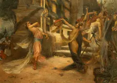 Vajda Zsigmond, Serbări dionisiace, ulei pe pânză
