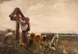 Constion, La troiță, ulei pe carton