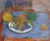 Roadele toamnei by Niculina Delavrancea Dona, ulei pe carton, sold Nov 2025