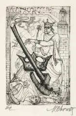 Justiție by Marcel Chirnoagă, acvaforte și acvatintă, sold Nov 2025