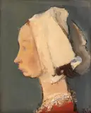Corneliu Baba, Olandeză, 1975, ulei pe carton